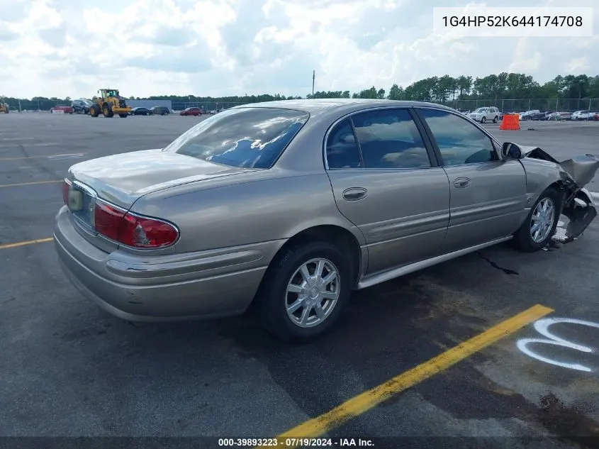 2004 Buick Lesabre Custom VIN: 1G4HP52K644174708 Lot: 39893223