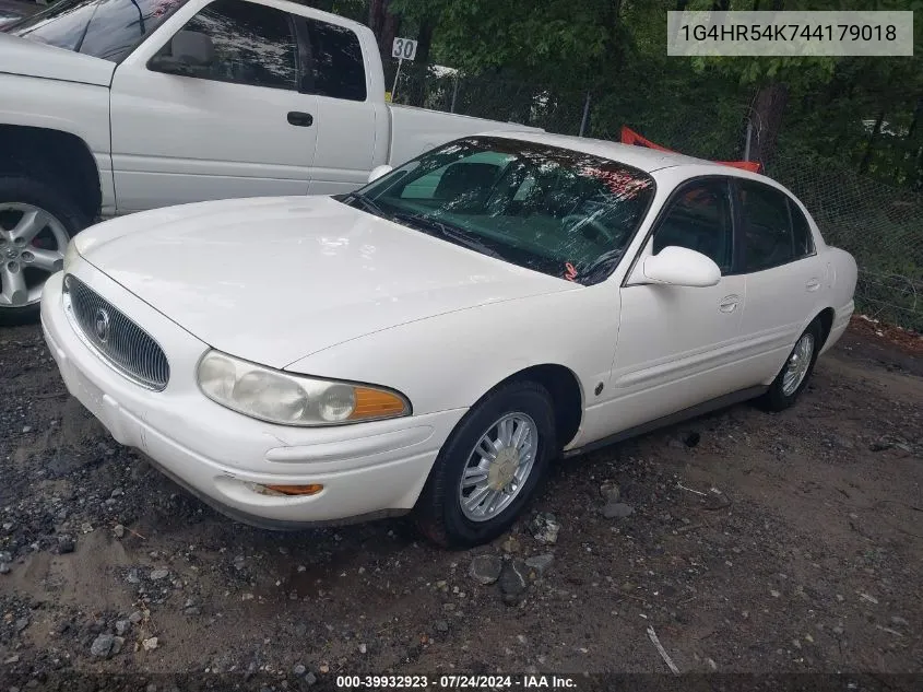 2004 Buick Lesabre Limited VIN: 1G4HR54K744179018 Lot: 39932923