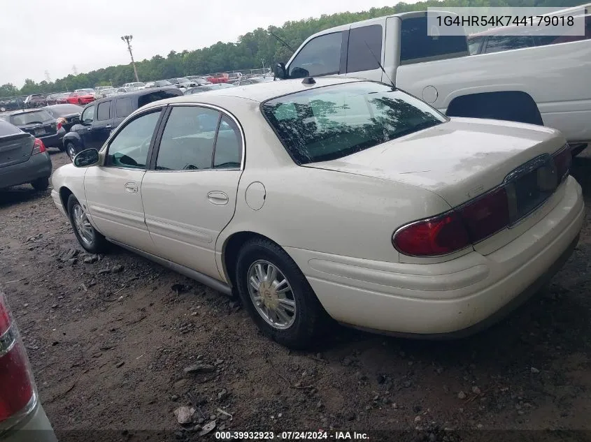 1G4HR54K744179018 2004 Buick Lesabre Limited