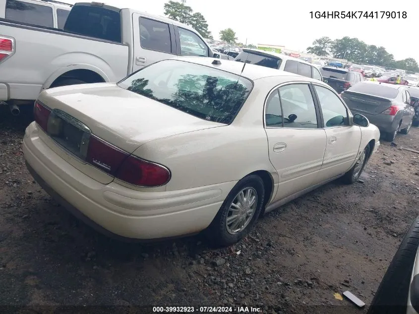 1G4HR54K744179018 2004 Buick Lesabre Limited