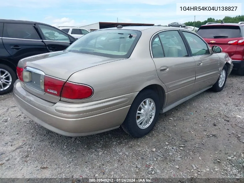 1G4HR54K04U138827 2004 Buick Lesabre Limited