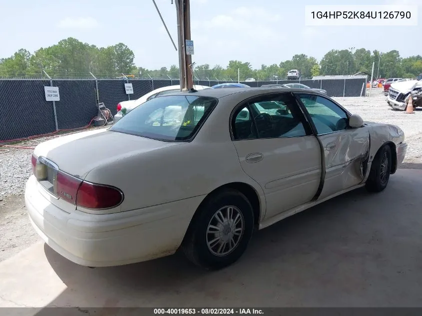 2004 Buick Lesabre Custom VIN: 1G4HP52K84U126790 Lot: 40019653