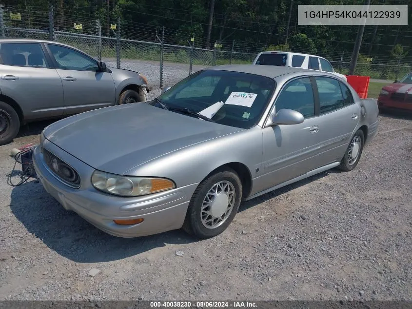 2004 Buick Lesabre Custom VIN: 1G4HP54K044122939 Lot: 40038230