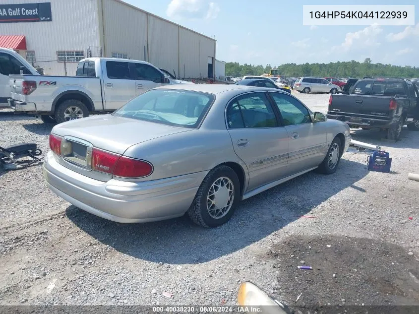 2004 Buick Lesabre Custom VIN: 1G4HP54K044122939 Lot: 40038230