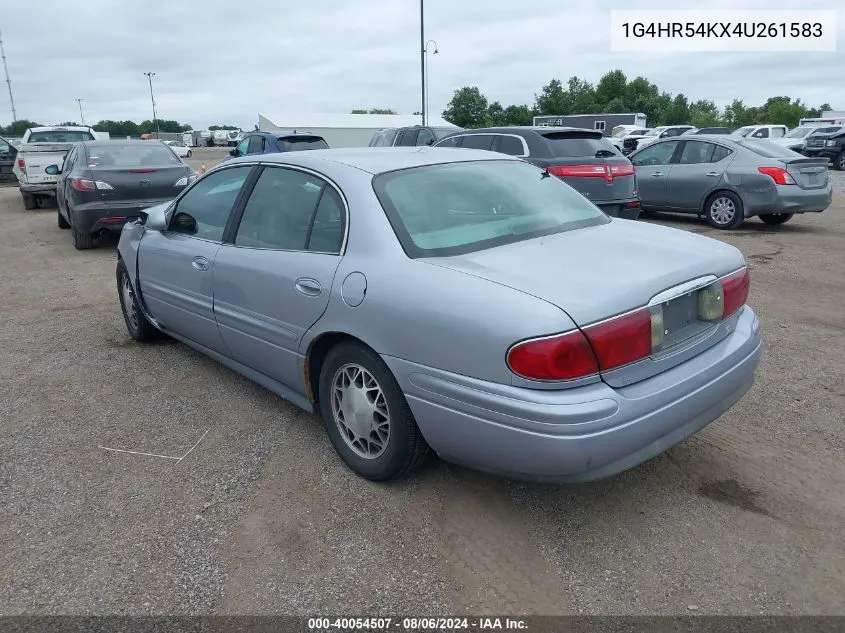 2004 Buick Lesabre Limited VIN: 1G4HR54KX4U261583 Lot: 40054507