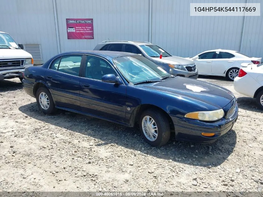 2004 Buick Lesabre Custom VIN: 1G4HP54K544117669 Lot: 40061015