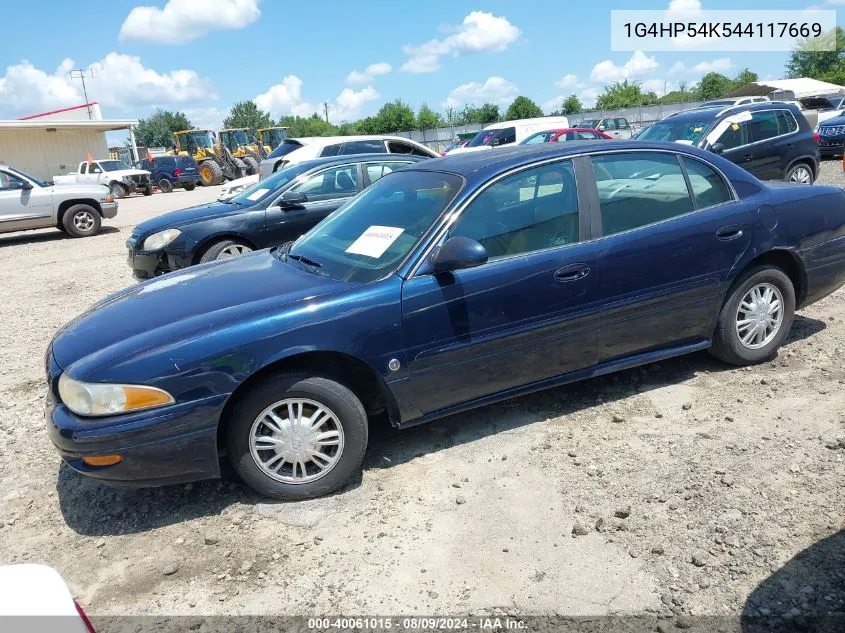 1G4HP54K544117669 2004 Buick Lesabre Custom