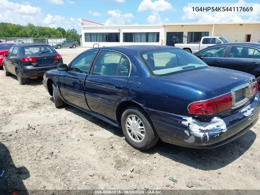 1G4HP54K544117669 2004 Buick Lesabre Custom