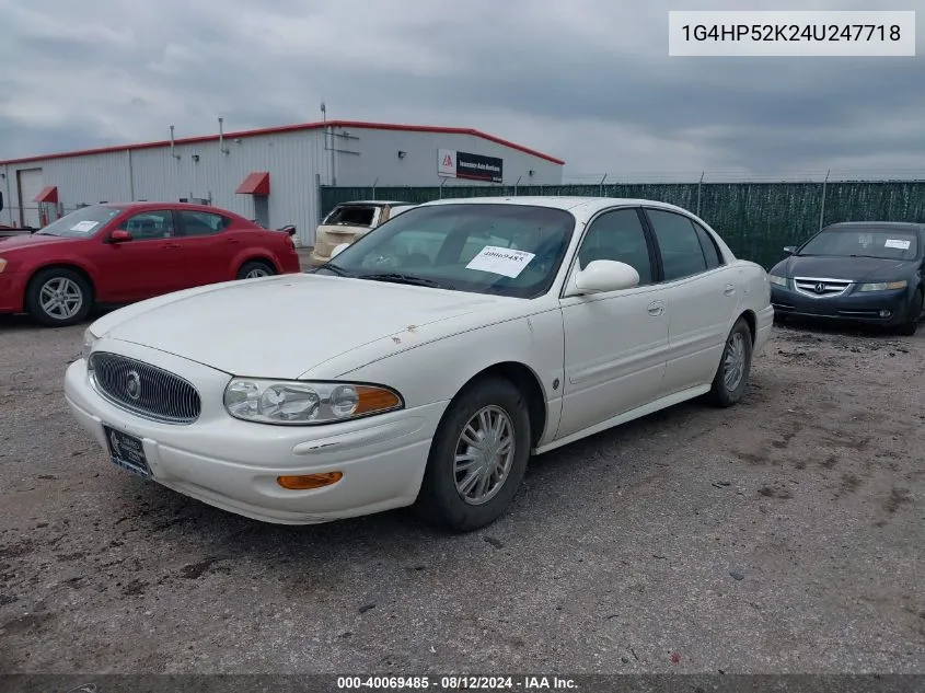 2004 Buick Lesabre Custom VIN: 1G4HP52K24U247718 Lot: 40069485