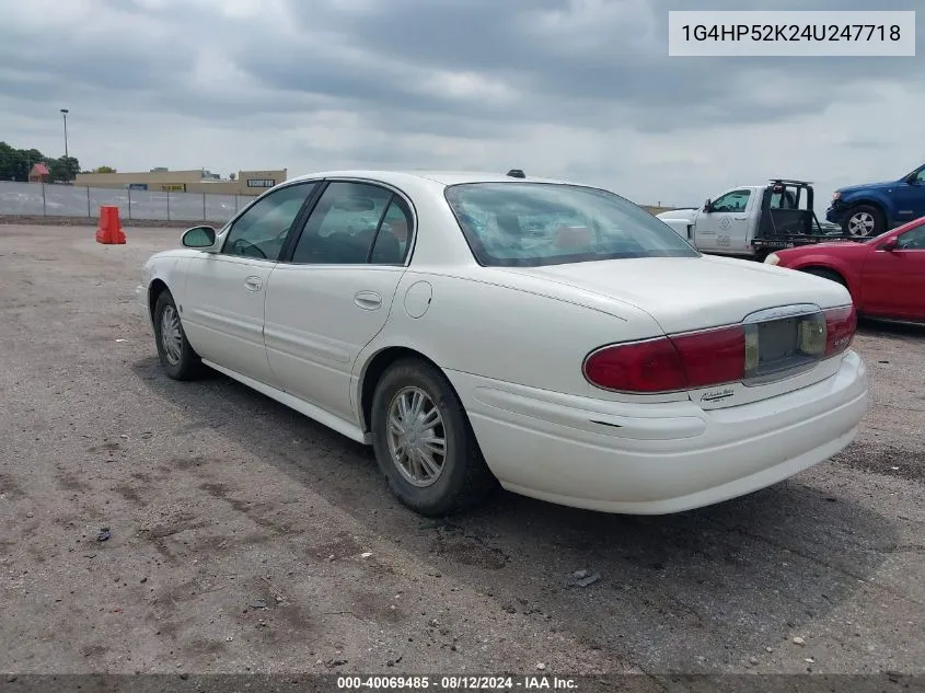 2004 Buick Lesabre Custom VIN: 1G4HP52K24U247718 Lot: 40069485