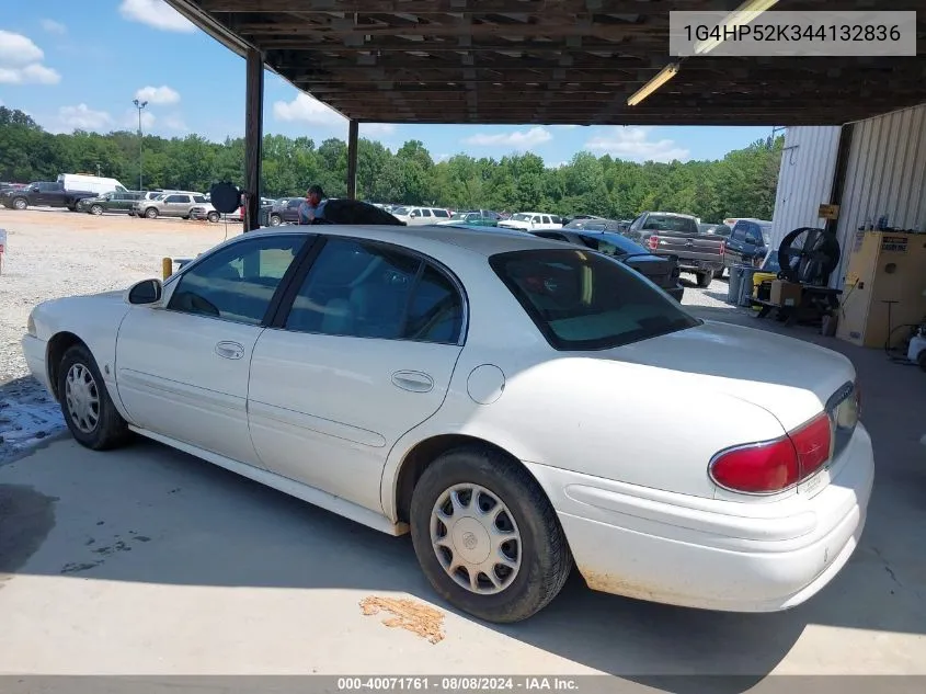 1G4HP52K344132836 2004 Buick Lesabre Custom