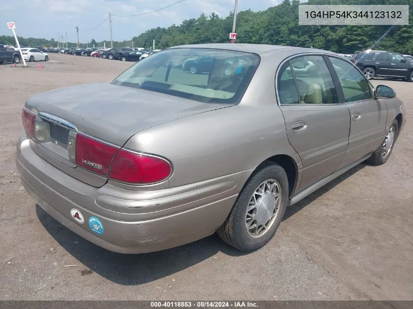 2004 Buick Lesabre Custom VIN: 1G4HP54K344123132 Lot: 40118853