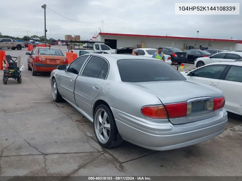 2004 Buick Lesabre Custom VIN: 1G4HP52K144108339 Lot: 40318103