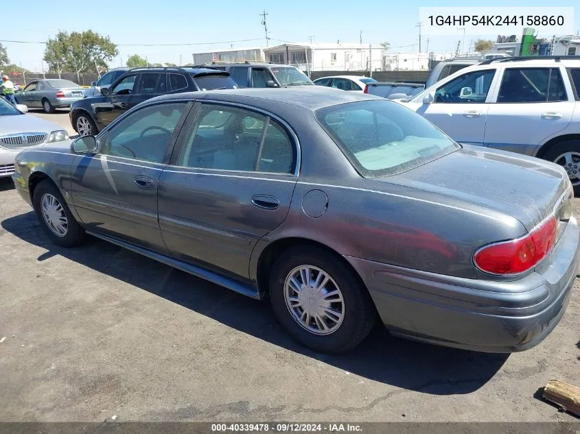 2004 Buick Lesabre Custom VIN: 1G4HP54K244158860 Lot: 40339478