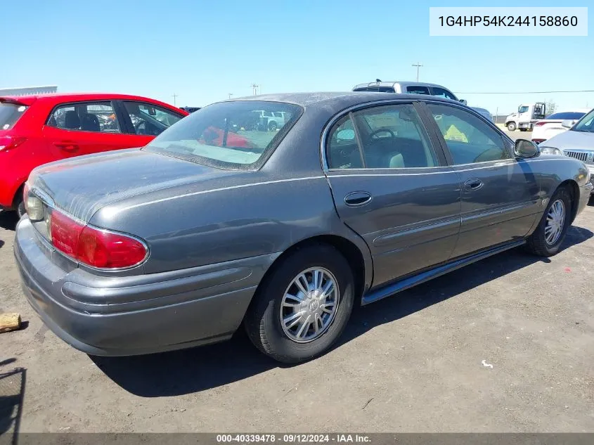 2004 Buick Lesabre Custom VIN: 1G4HP54K244158860 Lot: 40339478