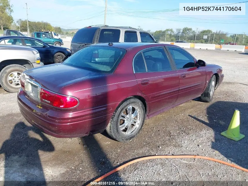 2004 Buick Lesabre Custom VIN: 1G4HP52K744170604 Lot: 40351215