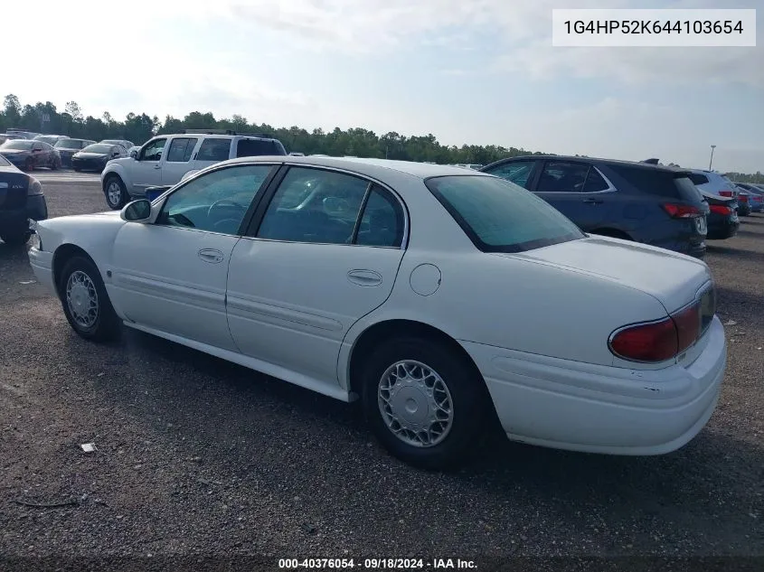 1G4HP52K644103654 2004 Buick Lesabre Custom