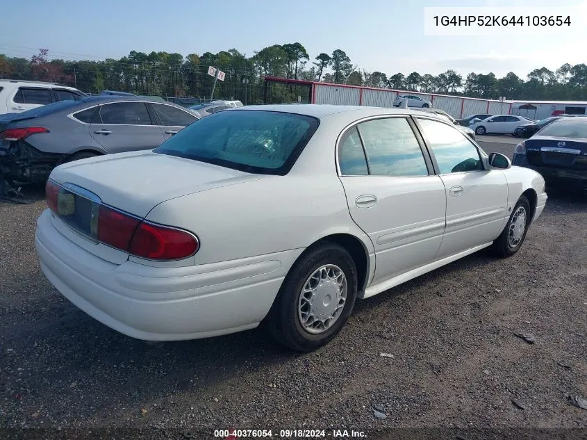 2004 Buick Lesabre Custom VIN: 1G4HP52K644103654 Lot: 40376054