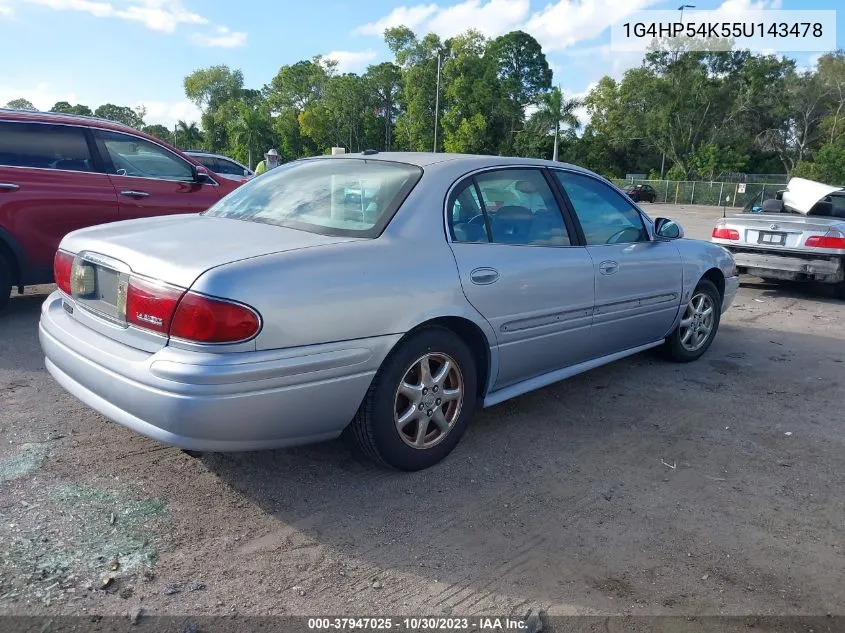 2005 Buick Lesabre Custom VIN: 1G4HP54K55U143478 Lot: 37947025