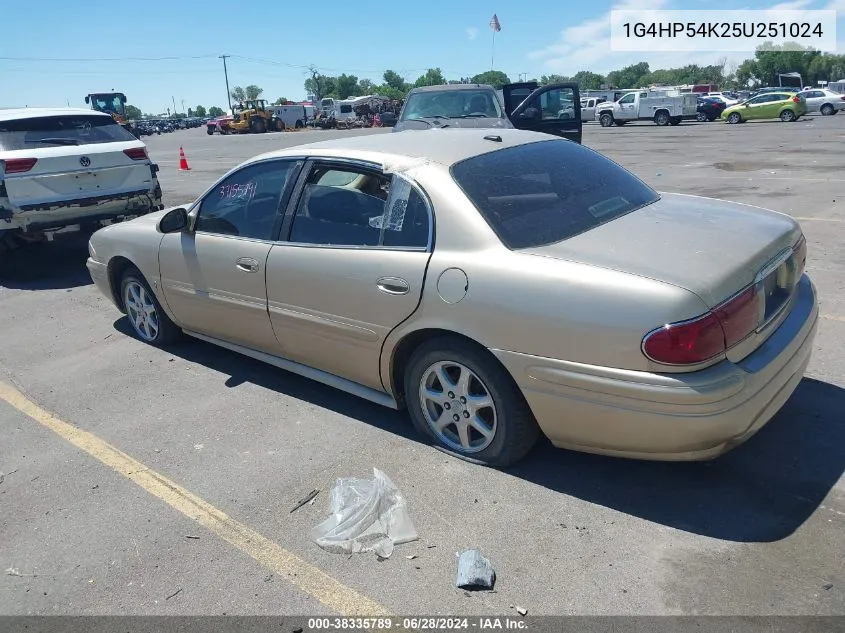 2005 Buick Lesabre Custom VIN: 1G4HP54K25U251024 Lot: 38335789