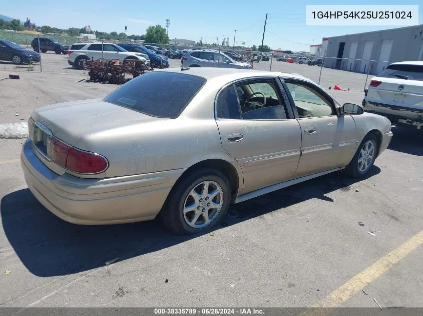 2005 Buick Lesabre Custom VIN: 1G4HP54K25U251024 Lot: 38335789