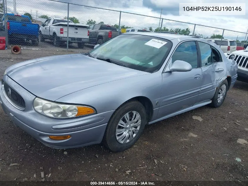 2005 Buick Lesabre Custom VIN: 1G4HP52K25U190146 Lot: 39414656