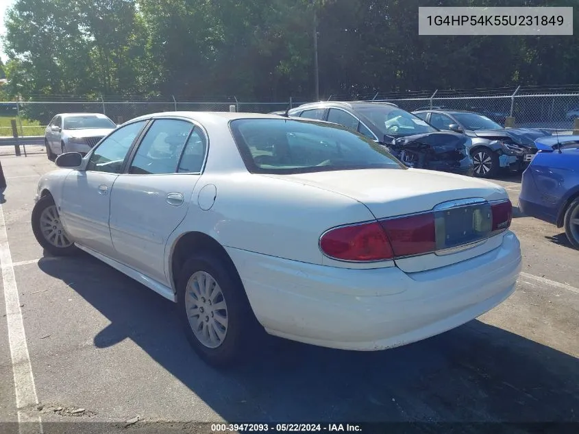 2005 Buick Lesabre Custom VIN: 1G4HP54K55U231849 Lot: 39472093