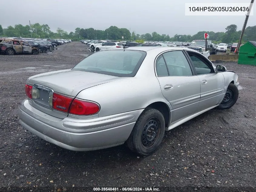 2005 Buick Lesabre Custom VIN: 1G4HP52K05U260436 Lot: 39548481