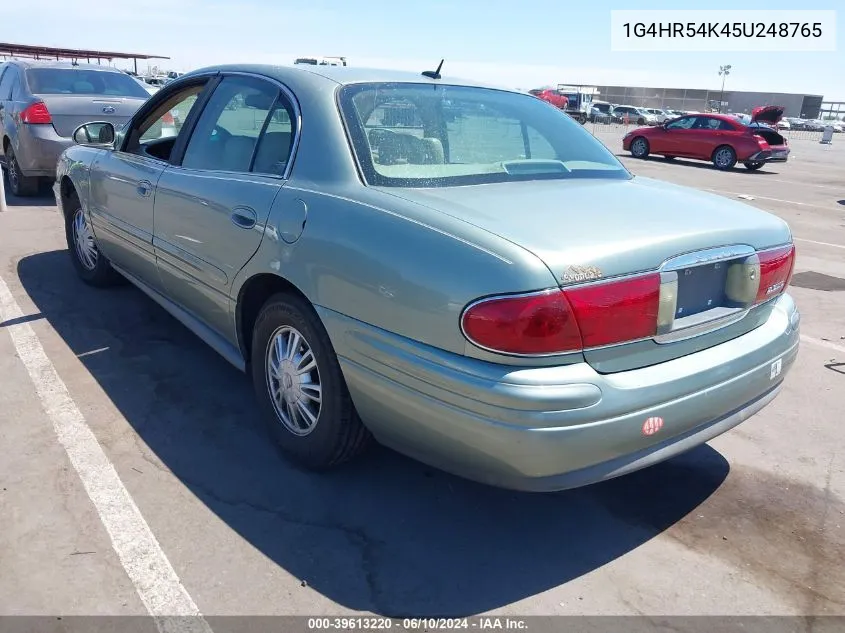 2005 Buick Lesabre Limited VIN: 1G4HR54K45U248765 Lot: 39613220