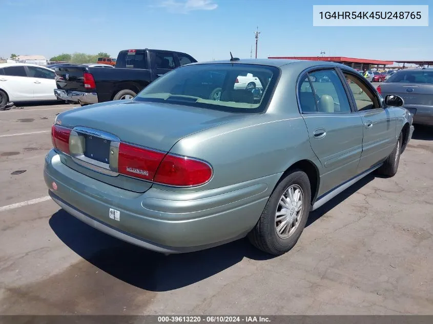 2005 Buick Lesabre Limited VIN: 1G4HR54K45U248765 Lot: 39613220