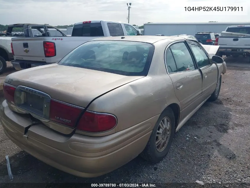 2005 Buick Lesabre Custom VIN: 1G4HP52K45U179911 Lot: 39789780