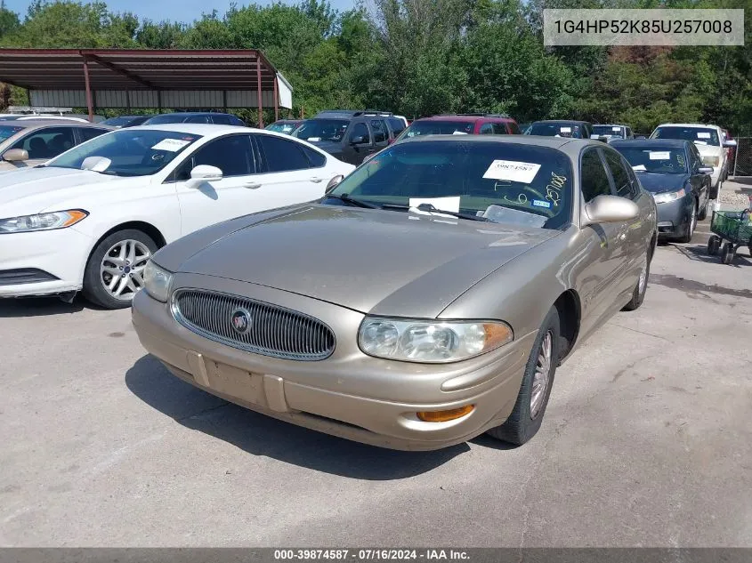 2005 Buick Lesabre Custom VIN: 1G4HP52K85U257008 Lot: 39874587