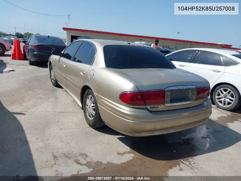 1G4HP52K85U257008 2005 Buick Lesabre Custom