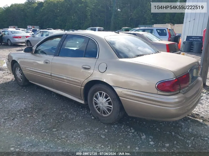 1G4HP54K55U222519 2005 Buick Lesabre Custom