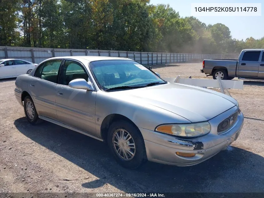 2005 Buick Lesabre Custom VIN: 1G4HP52K05U114778 Lot: 40367274