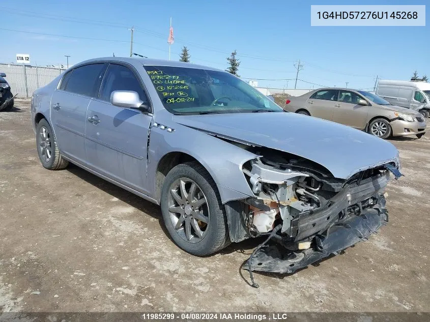 2006 Buick Lucerne VIN: 1G4HD57276U145268 Lot: 11985299