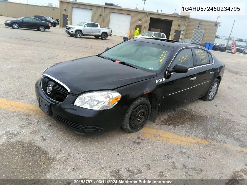 1G4HD57246U234795 2006 Buick Lucerne Cxl V6