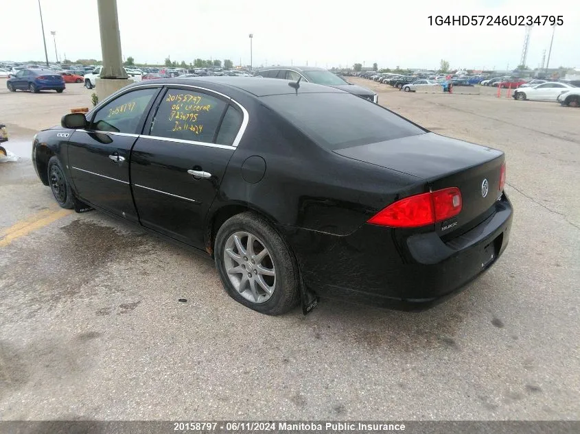 1G4HD57246U234795 2006 Buick Lucerne Cxl V6