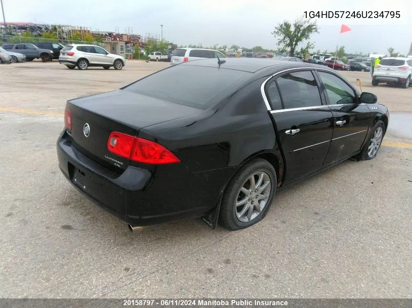 1G4HD57246U234795 2006 Buick Lucerne Cxl V6