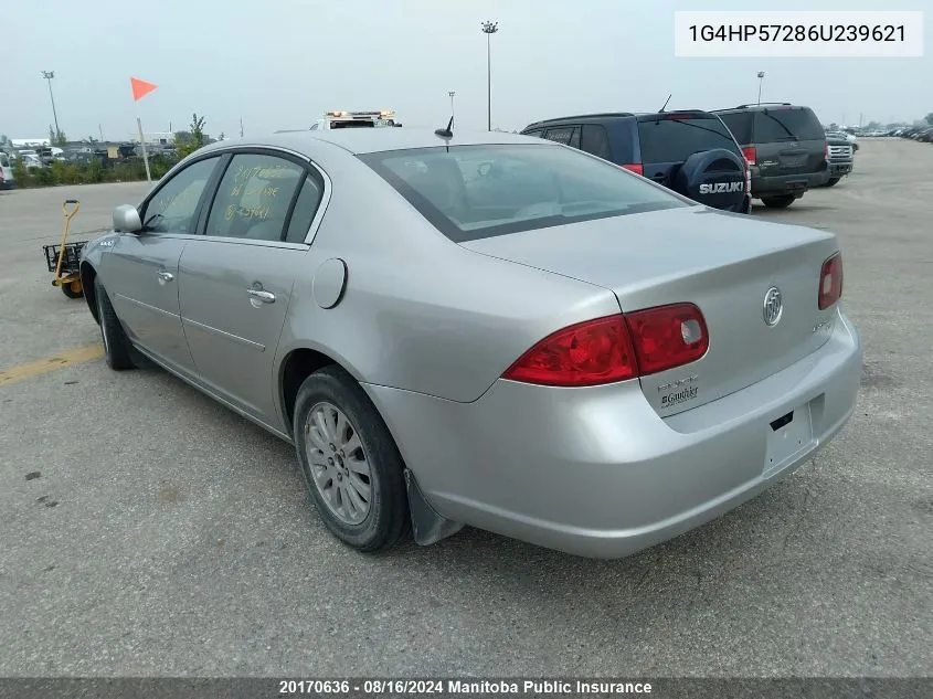 1G4HP57286U239621 2006 Buick Lucerne Cx V6