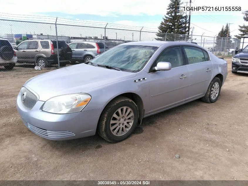 1G4HP57216U155558 2006 Buick Lucerne Cx