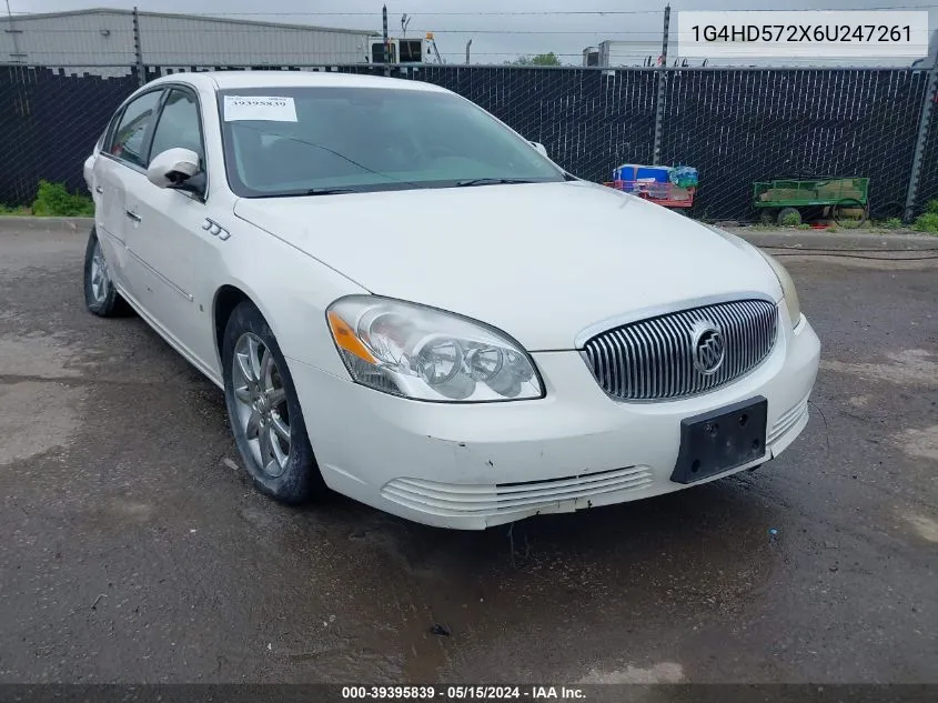 1G4HD572X6U247261 2006 Buick Lucerne Cxl