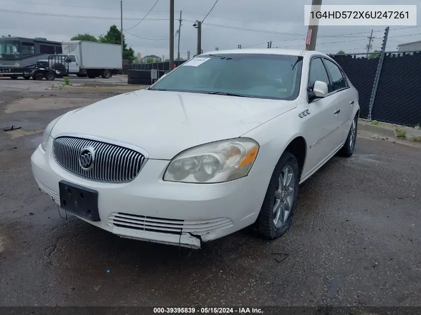 1G4HD572X6U247261 2006 Buick Lucerne Cxl