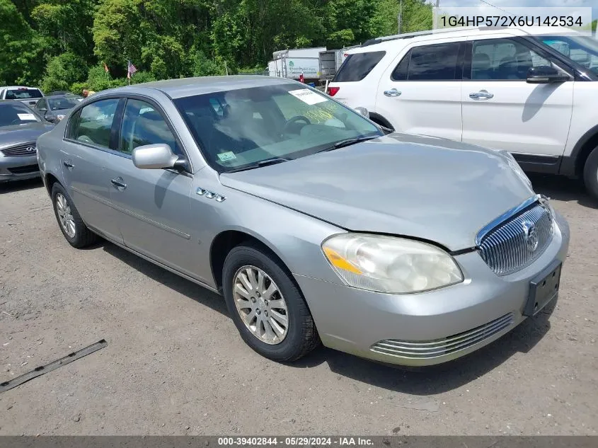 2006 Buick Lucerne Cx VIN: 1G4HP572X6U142534 Lot: 39402844