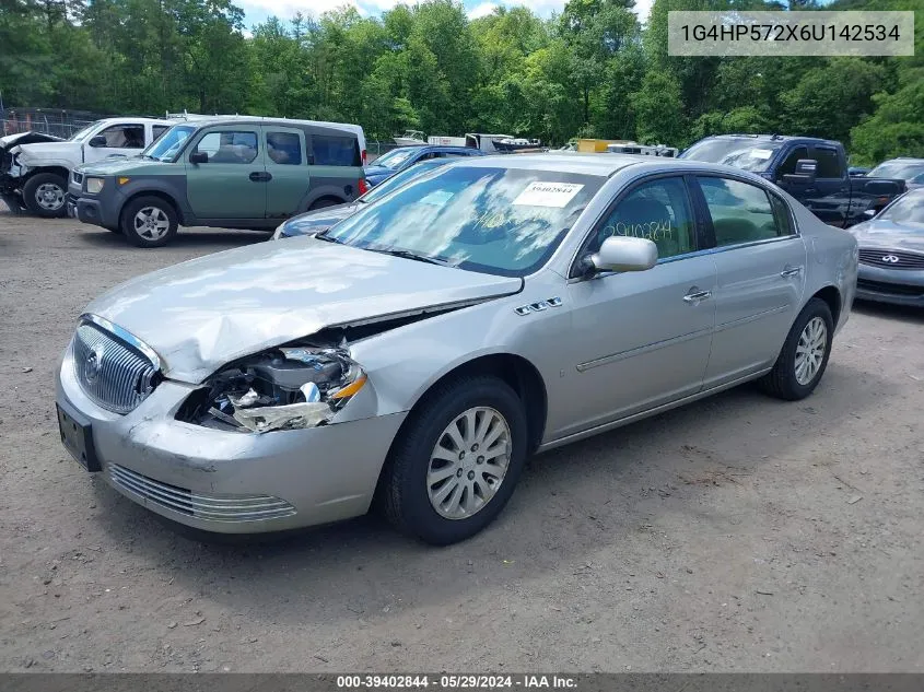 2006 Buick Lucerne Cx VIN: 1G4HP572X6U142534 Lot: 39402844