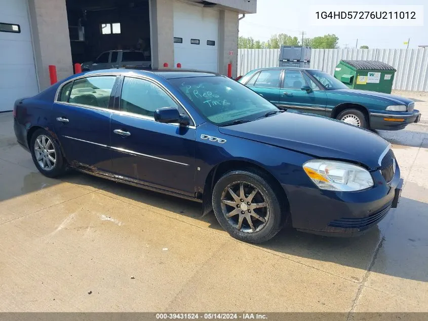 2006 Buick Lucerne Cxl VIN: 1G4HD57276U211012 Lot: 39431524