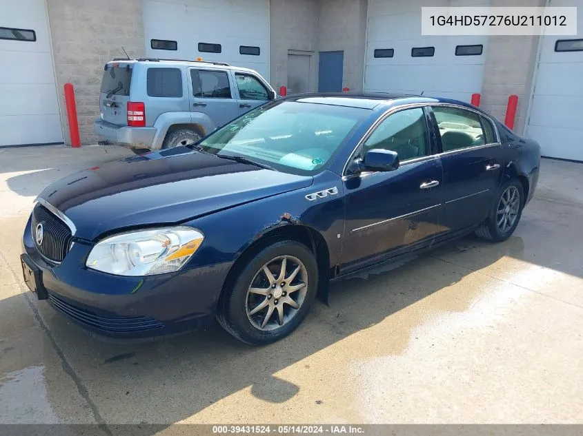 2006 Buick Lucerne Cxl VIN: 1G4HD57276U211012 Lot: 39431524