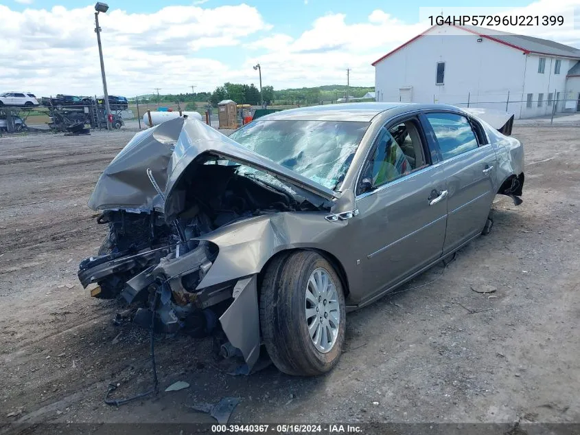 2006 Buick Lucerne Cx VIN: 1G4HP57296U221399 Lot: 39440367