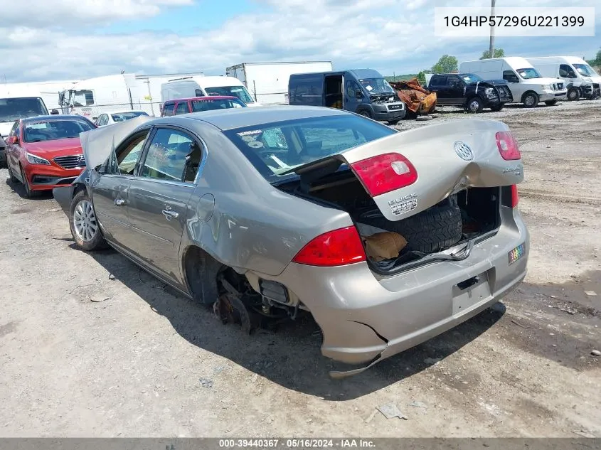 2006 Buick Lucerne Cx VIN: 1G4HP57296U221399 Lot: 39440367