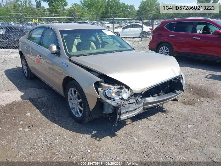 2006 Buick Lucerne Cxl VIN: 1G4HD57286U213223 Lot: 39470517